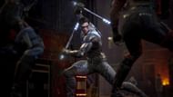 The first Robin, now known as Nightwing, takes to the streets to dispense justice (Image via Warner Bros. Games)